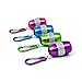 4 Pack Flipo Mini Egg Shaped BLING Keychain Flashlight, Super Bright COB LED Torch, Portable, Water & Shock Resistant; Assorted Colors, Batteries included
