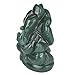 gemhub Beautiful Approximately 940.50 Carat Green Jade Gemstone Lord Ganesha Statue Lucky for Life, Career, Fortune and Love DE-255