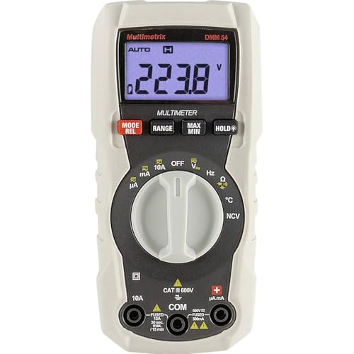 Multimetrix DMM 54 Multimètre numérique CAT III 600 V Affichage (nombre de points): 4000