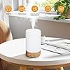 Romon Diffusore di Oli Essenziali, Funzione Aromaterapia 150ML, Diffusore Elettrico di Oli Essenziali ad Ultrasuoni con Umidificatore d'Aria a 7 Colori LED per Appartamento Ufficio Casa Yoga