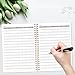 Ledger Book - A5 Accounting Ledger Book for Bookkeeping, Small Businesses & Personal Use, Expense Tracker Notebook for Tracking Money, Expenses, Deposits & Balance, 5.8