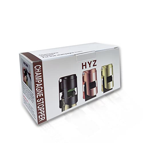 image for HYZ Champagne Stoppers - Stainless Steel Sparkling Wine Bottle Stopper