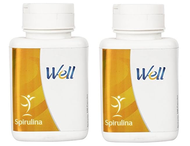 Modicare Well Spirulina 100 Capsules, Pack of 2 Amazon.in Health