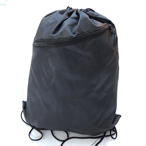 RayGar Ltd Sac à dos avec protections de coins Grande poche frontale zippée et passage pour écouteurs noir Noir