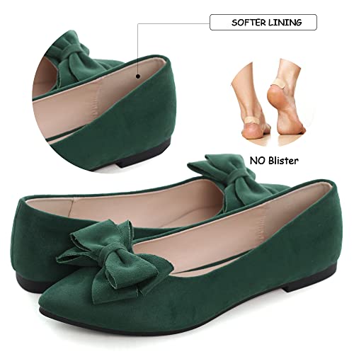 Image of Dear Time Women's Ballet Flats Dress Ballet Shoes Slip on for Office Work Comfortable Shoes
