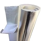 The aluminum foil self-adhesive foam hose is 97cm long, with an inner diameter of 22mm-219mm, and the pipe wall is thickened by 30mm, which is easy to install;