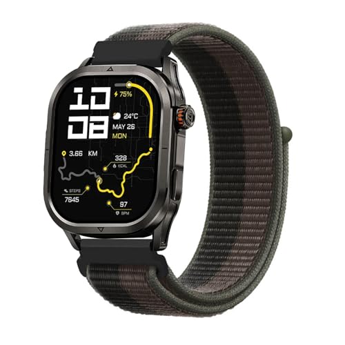 コンパチブル KOSPET MAGIC P10バンド用 アップルウォッチ と互換性あり 女性 メンズ 調節可能 通気性の良 いナ弾性ナイロン製 替えスポーツ ソロル プ 時計ストラ 編組 交換ベルト 軽量 伸縮ソフト 快適 交換用リストバンド対応 KOSP