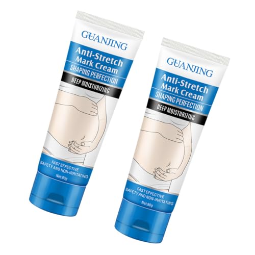 PACKOVE 2 Piezas Crema Para El Cuerpo Crema Antiarrugas Abdomen Removedor De Estrías Crema De Estrías Yeso Para Estrías Crema De Embarazo Crema Reparadora Embarazo Páginas
