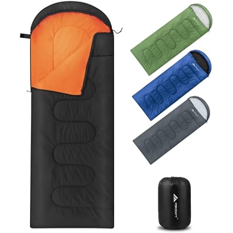 Forceatt Schlafsack 3 Jahreszeiten Schlafsack kleines packmaß Sommerschlafsack/Winterschlafsack Deckenschlafsack Camping Cover