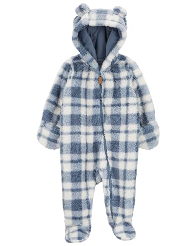 Image of Carter's 0-9 Months Hooded Sherpa Bunting Pram