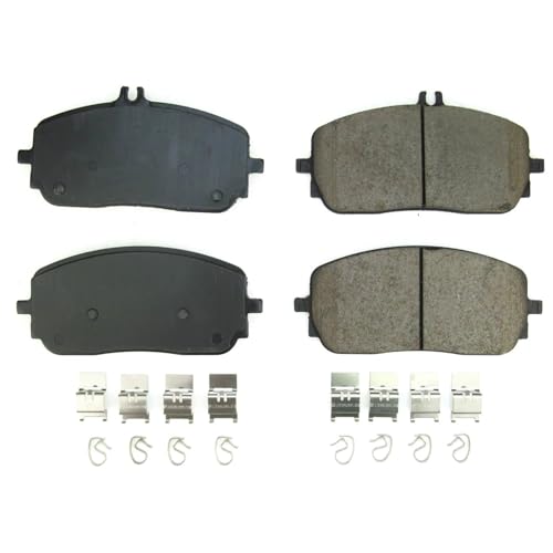 Image of PowerStop Front Brake Pads for Mercedes-Benz A220 2019-22 |CLA250 2020-25 |EQB 250+ 2023-25 |EQB 300 2022-25 |EQB 350 2022-25 - Z17 Ceramic Brake Pads with Installation Hardware, 17-2209