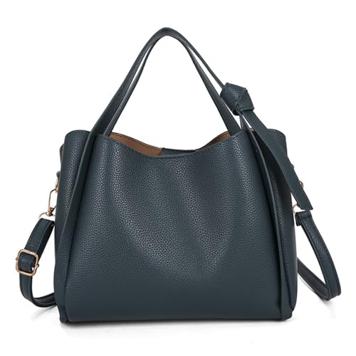 Sac seau en cuir PU premium pour femme avec finitions soignées et sangle ajustable