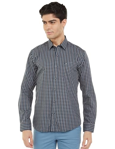 Image of Arrow Men's Cotton Solid Slim Fit Shirt