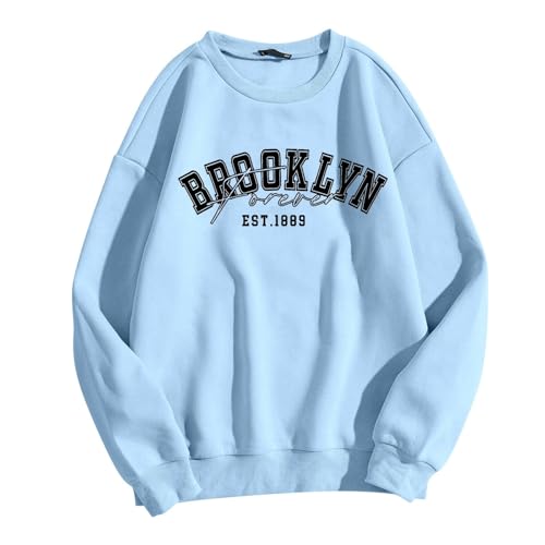 Sweat-shirt femme manches longues fini les pulls qui grattent en automne taille L