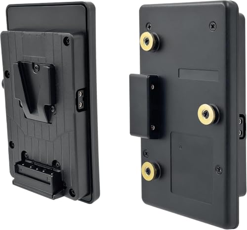 V Mount to Gold Mount Battery Adapter Plate Converter V Lock Compatible with Anton-Bauer Sony HDV DSLR Rig Panasonic ARRI RED JVC Video, A-GP-S, Only applicable to batteries under 16.8V