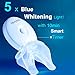 MySmile Teeth Whitening Light with Mouth Trays- 5LED Powerful Accelerator Light Integrated with Smart Timer and Long Lasting Batteries(Teeth Whitening Gel Not Included)