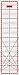 Produktbild Vesalia Patchwork Lineal Zentimeterraster 40 cm x 10 cm (Rot)