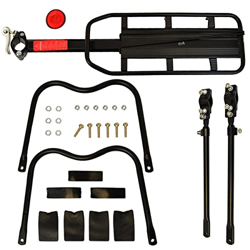 Lumintrail Rear Bike Racks For Bicycles - Bike Cargo Rear Rack For Back Of Bike With Quick Release - Made Of Aluminum Alloy #TOP1