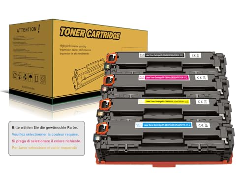 Amla 1 Gelb Toner Kompatibel mit 125A 128A 131A CB542A CF212A CE322A für HP CM1312n CM1312nfi CM1415fn CM1415fnw CP1210 CP1217 CP1514n CP1515n CP1518ni CP1525 CP1525nw M251n M276n M276nw mehr (1 × Y) Amla 1 Gelb Toner Kompatibel mit 125A 128A 131A CB542A CF212A CE322A für HP CM1312n CM1312nfi CM1415fn CM1415fnw CP1210 CP1217 CP1514n CP1515n CP1518ni CP1525 CP1525nw M251n M276n M276nw mehr (1 × Y)