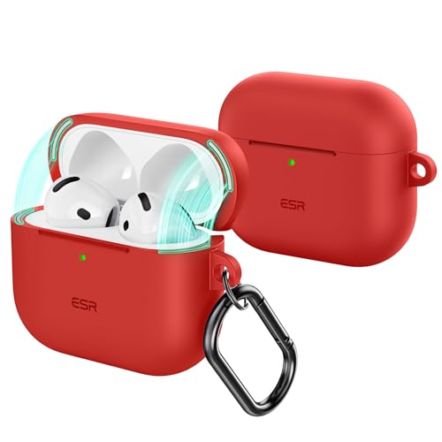 ESR for AirPods 5/4 Case, Magnetic Lid, Cloud Series, Red