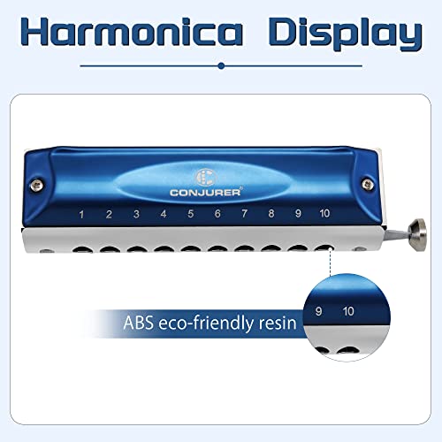 CONJURER Blues Harmonica diatonique 10 trous 40 mélodies en C pour débutant, adulte, enfant, professionnel, étudiants… - Les Beatles, Paul McCartney, John Lennon, RIngo Starr, George Harrison CONJURER Blues Harmonica diatonique 10 trous 40 mélodies en C pour débutant, adulte, enfant, professionnel, étudiants… – Image 5