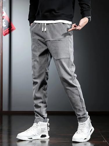 Image of Track Pant for Men || Track Pants || Plain Track Pant (Rib-Trackpant)