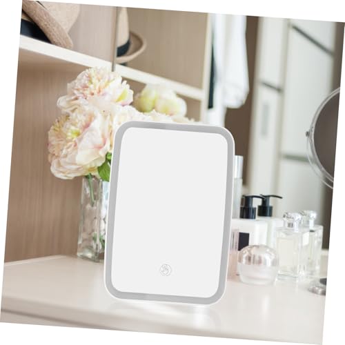 Miroir de maquillage portable LED rechargeable pour vanity pliable