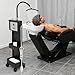 Head Spa Equipment, Professional Beauty Salon Equipment with Water Circulation, Portable Shampoo Bowl Tools Waterfall Basin for Scalp Care, Mobile Hair Washing Station (Waterfall)
