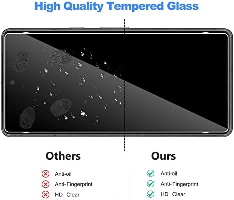 TUTUO [2+2 Pack Tempered Glass Compatible with Google Pixel 7 Screen Protector Tempered Glass + Camera Lens Protector, [Bubble Free] [Anti-Scratch] 9H Hardness Tempered Glass Protective Film
