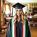 Italy Italian Flag Graduation Sash 2024 Gradution Stole Classic Shawl Fashion Scarf for Study Aboard Students 72 Inch Men Women Flattened