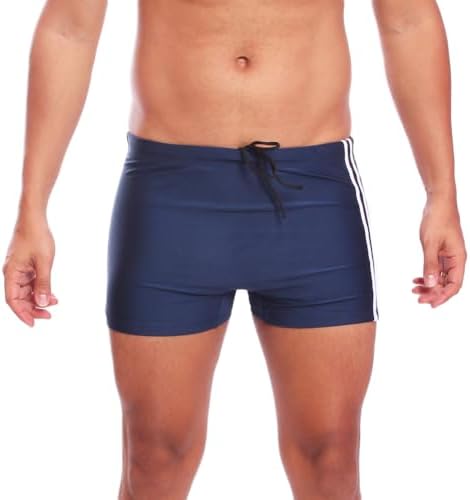 Sunga Boxer Masculina Com Friso Moda Praia Verão Preto