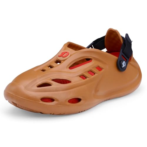 Image of DOCTOR EXTRA SOFT Men's Sports Extra Padding Casual Clogs /Sandals with Adjustable Back Strap for Adult| Comfortable & Lightweight| Stylish & Anti-Skid| Everyday Use Waterproof Mules Gents & Boys D-531