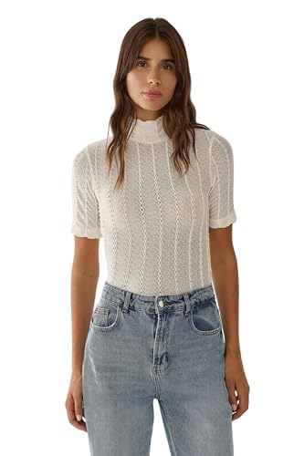 Hiccup Slim Fit Textured Long Sleeve Blouse