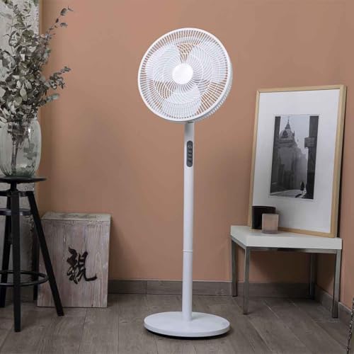 Miniatura 2 de Jata Jvvp3061 - Ventilador De Pie. Ventilador Oscilante. 50 W. 3 Aspas De 40 Cm De Diámetro. 3 Velocidades. Altura Ajustable Hasta 125 Cm. 2663, 4 M3 H. 51 Db. Silencioso. Cabezal Inclinable