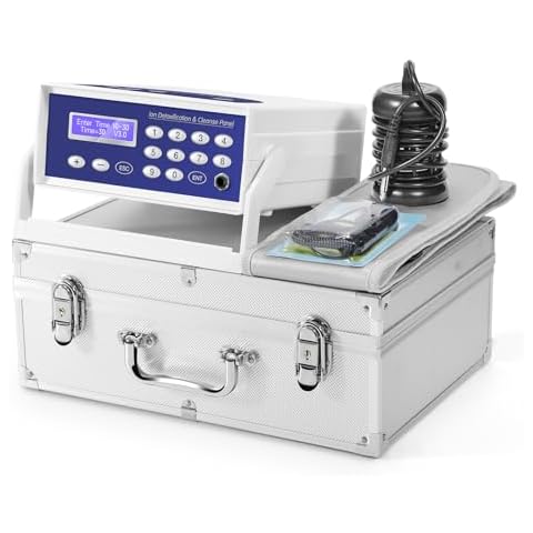 veicomtech Ionic Detox Foot Bath Machine, Foot Detox Machine Ionic Detox Foot SPA System with Wrist Strap, Far Infrared Waistbelt and Array As Holiday Gift Cover
