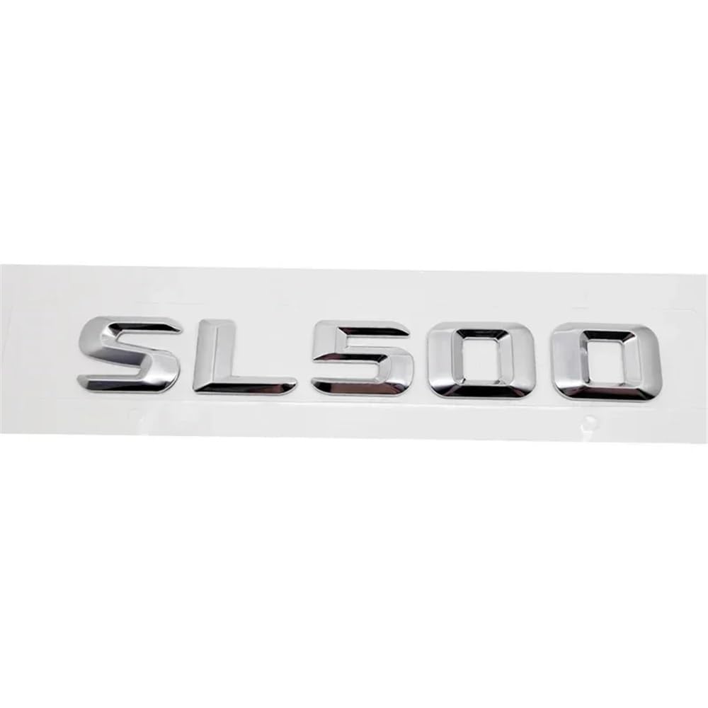 YTQMoreBNZ YYDStes Car Rear Trunk Stickers Compatible With Mercedes Benz SL350 SL400 SL450 SL500 SL550 SL600