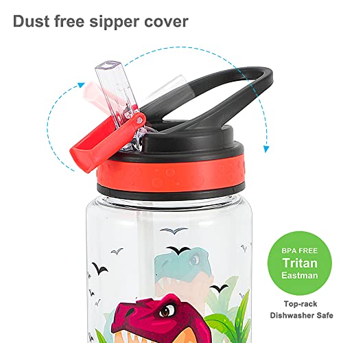 Bouteille d'eau pour garçons facile à nettoyer pour l'école