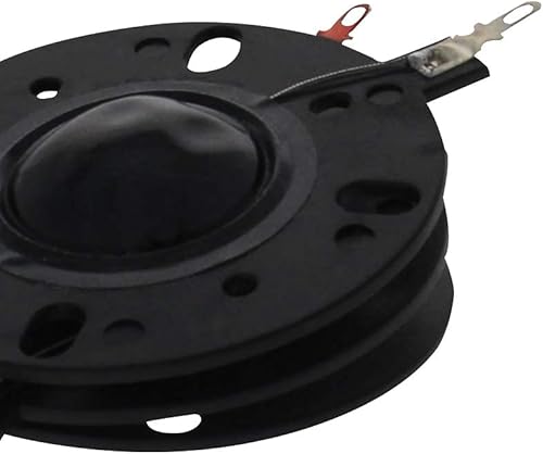 Miniatura 4 de Heyiarbeit Altavoz de audio de repuesto diafragma de bocina de tono alto marco redondo cúpula bobina de voz Tweeter accesorio 25.5mm1.00" para