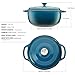 Mercer Culinary Enameled Cast Iron Round Dutch Oven, 6 qt., Turquoise