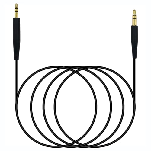 SPTSSWET Replacement Audio Cable Cord for Bose QC25 35 45 NC 700 OE2 2i Extension Wire 3.5mm to 2.5mm, Black 4.5ft