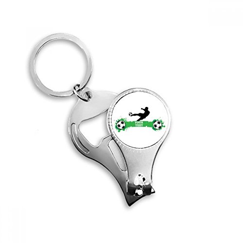 Porte-clés football coupe-ongles décapsuleur cadeau idéal supporter