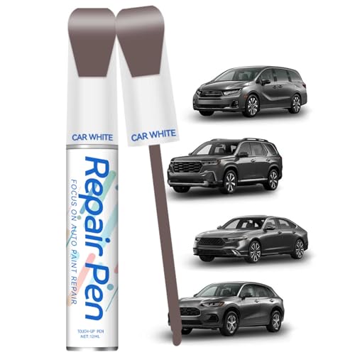 A two in one paint scratch repair tool for car body repair, compatible with Honda's precisely matched (Modern Steel Metallic(NH-797M))