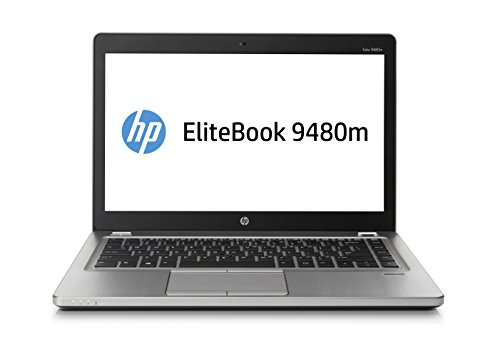 HP EliteBook Folio 9480m J5P82UT#ABA 14-Inch Laptop 2.1 GHz Intel Core i7-4600U processor, 4 GB DDR3L memory, 500 GB SATA HDD, Windows 7 pro 64