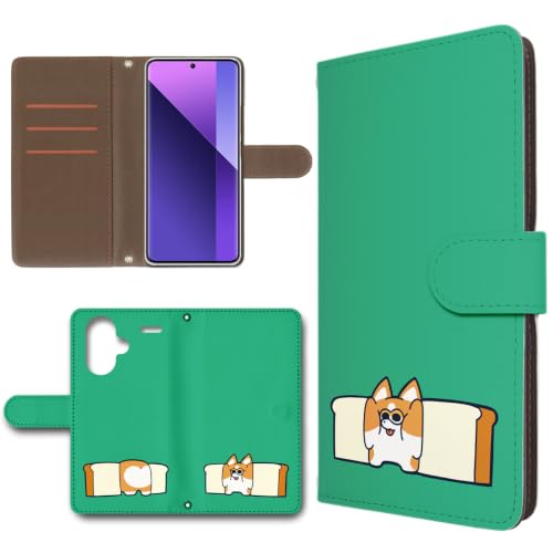 Redmi Note13Pro+ 5G �P�[�X �蒠�^ �X�}�z�P�[�X PU���U�[ �p���ɋ��܂� �R�[�M�[ �O���[�� | ���b�h�~ �m�[�g13�v�� �v���X �蒠�^ �X�}�z�J�o�[ �J���������� �}�O�l�b�g���x���g dc-3129-D