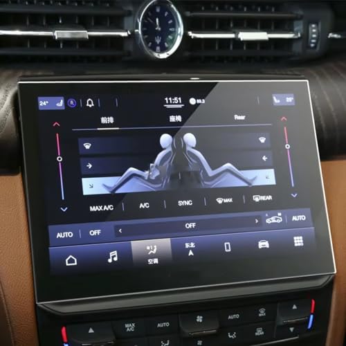 Verre trempé Maserati Ghibli 2021 : finies les rayures sur l'écran d'infodivertissement