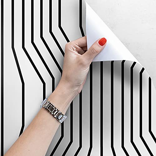 Papier peint décoration 208x146 cm illusion géométrique auto-adhésive - 4