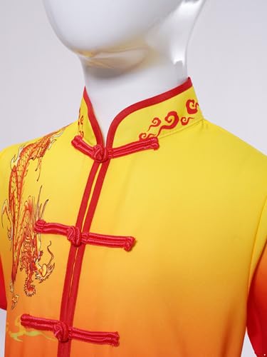 Uniforme performance kung fu aux finitions traditionnelles - 2