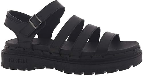 Skechers Skechers Women's JAMMERS - POPPIN', Black/Black, 7 M US