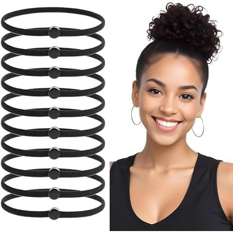 Adjustable Snap Hair Ties for Thick Hair Cover