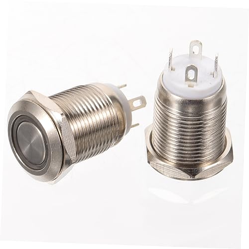 Uonlytech Acessório De Campainha Componente De Campainha De Parede Aço Inoxidável 2 Peças